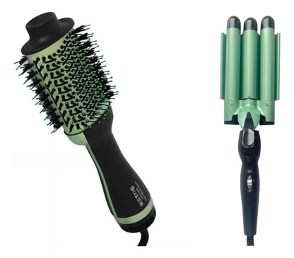 COMBO PINZA 3 TUBOS Y CEPILLO SECADOR