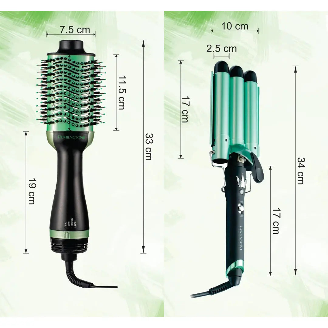 COMBO PINZA 3 TUBOS Y CEPILLO SECADOR